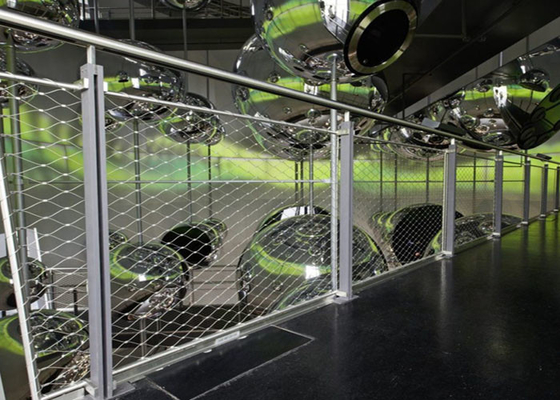 Flexible Decorative Safety Rope Mesh For Balustrade Stainless Steel Ss304 2.0 Mm Wire