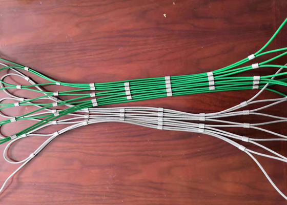Pvc 304 Stainless Steel Cable Mesh Railing Architectural Wire Netting Non Rusting