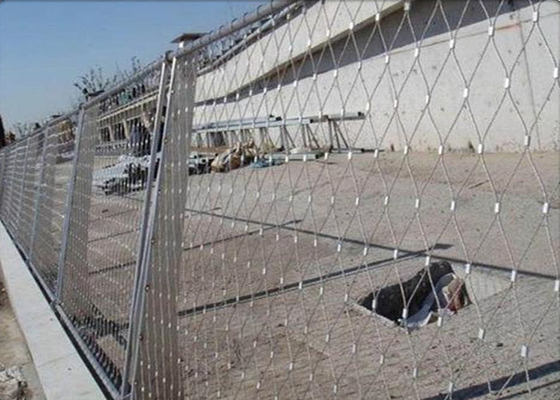 Customized Balustrade Cable Mesh Anti Corrosive Anti Rust