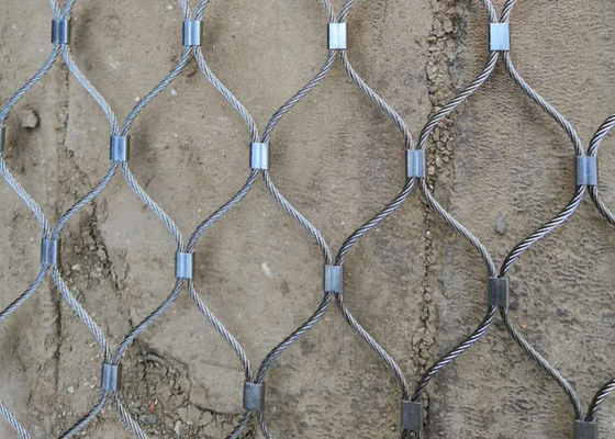 Customized Balustrade Cable Mesh Anti Corrosive Anti Rust