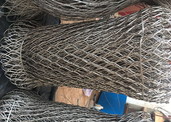 Polishing 1.2mm SUS304 Stainless Steel Wire Rope Mesh for Zoo Enclosure and Fence