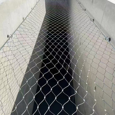 316 Architectural Flexible Cable Mesh Stainless Steel Wire Rope Balustrade