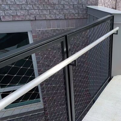 Customized Stainless Steel Wire Rope Mesh with Anti-Corrosion SUS 304/316 and High Strength 100-110,000 PSI for Cable Railing Balustrade