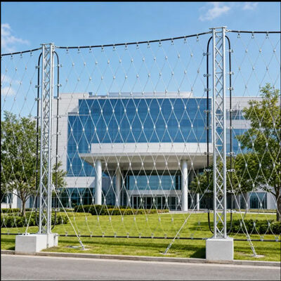 Customized 500mm Hole Size 6mm Wire Diameter Anti Drone Net and Drone Protection Net for Critical Infrastructure Security