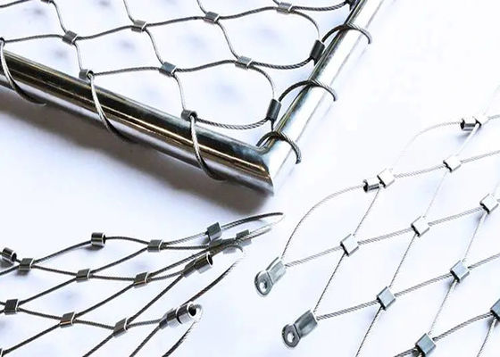 Safety Non Rusting Stainless Steel Wire Rope Mesh for Aviary Netting and Animal Enclosures