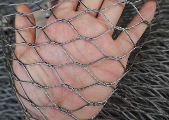 Aviary Fence Flexible Stainless Steel Cable Mesh 1.5 Mm 30*30 Mm Hole