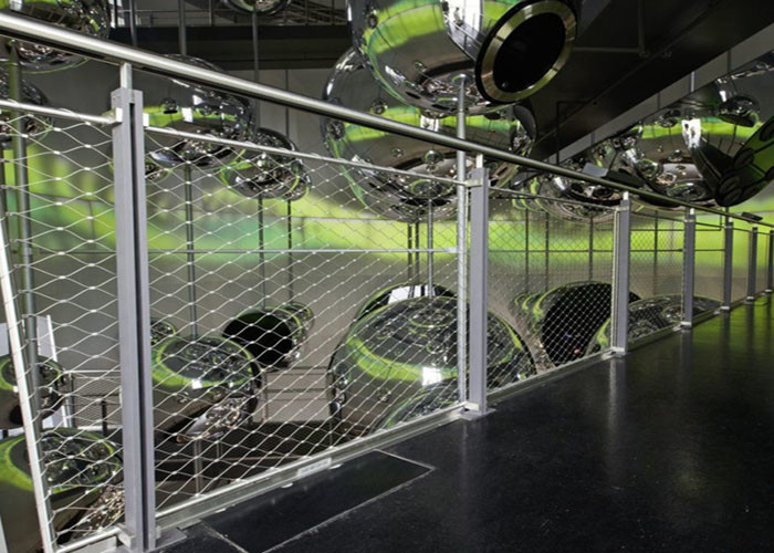 Flexible Decorative Safety Rope Mesh For Balustrade Stainless Steel Ss304 2.0 Mm Wire