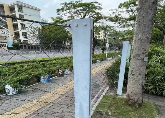1.2mm مرنة كابل الفولاذ المقاوم للصدأ المعاوضة ، حديقة سياج معماري شبكة سلكية