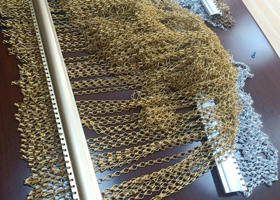 سلالة الألومنيوم سلسلة ربط ستارة الباب يطير الشاشة شبكة 90x210cm