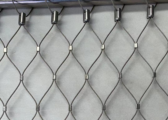 2.0mm درابزين كبل شبكة حديدي معماري شبكة سلكية غير صدأ