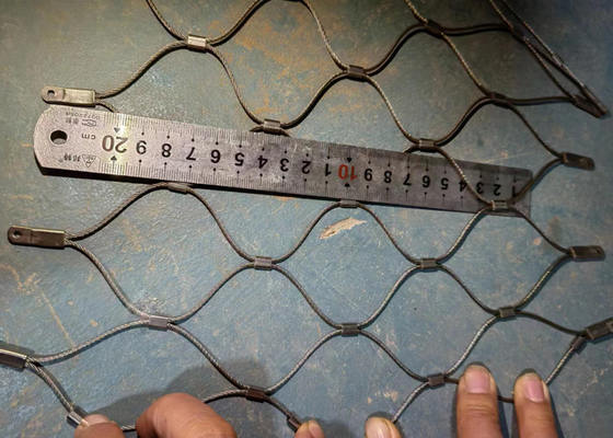 شبكة الكابلات لحديدي الأسلاك المعمارية المعاوضة غير الصدأ