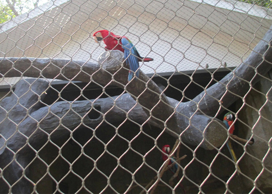 شبكة حبل سلكي من الفولاذ المقاوم للصدأ 304 لدرج القفص بأحجام مخصصة