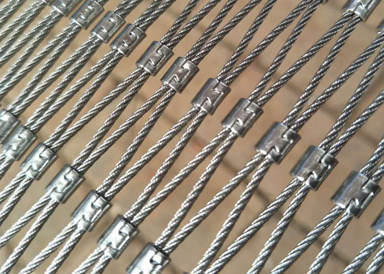 X Tend 25x25mm شبكة كابل الدرابزين شبكة حبل من الفولاذ المقاوم للصدأ عالية القوة