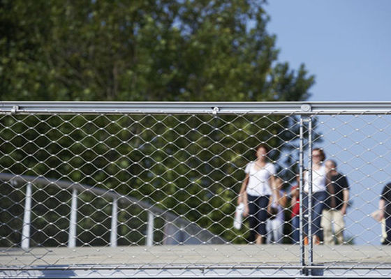 شبكة كابل درابزين من الفولاذ المقاوم للصدأ 2.0 مم 7x7 80x138 مم