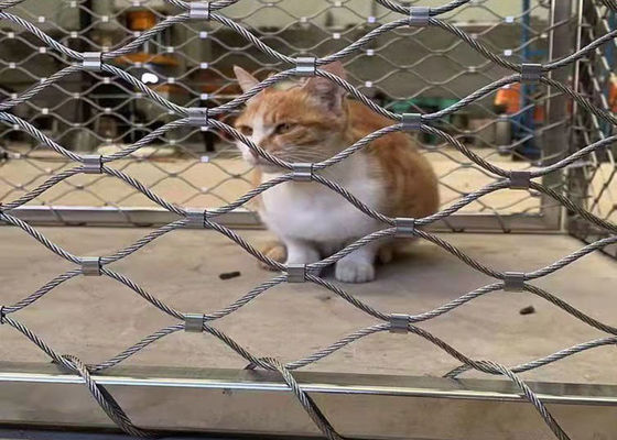 التلميع 1.2mm الفولاذ المقاوم للصدأ حبل الأسلاك شبكة مضادة للصدأ مرنة