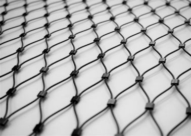 الهندسة المعمارية شبكة الأسلاك المعدنية حبل، معقوص الفولاذ المقاوم للصدأ كابل المعاوضة