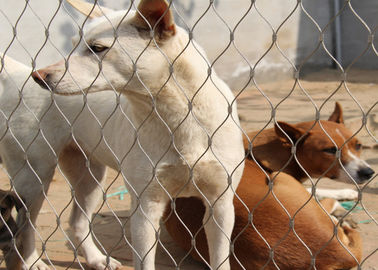 316 المادة الحيوان الضميمة 7x19 الفولاذ المقاوم للصدأ سلك حبل زو شبكة