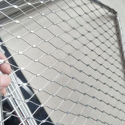 الطويق محبوك الجمال سلك مرن حبل شبكة الكابل لضميمة حديقة الحيوان