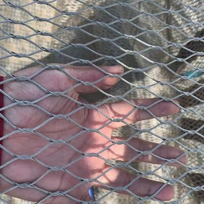 X-نوع الفولاذ المقاوم للصدأ سلك الكابل حبل شبكة الحبل الحماية