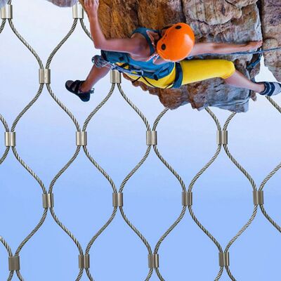 شبكة حماية درابزين من الستانلس ستيل بحشوة من النوع X لحماية الدرابزين