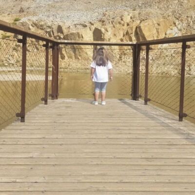 شبكة حبال من الفولاذ المقاوم للصدأ مقاومة للتآكل للحدائق والمزارع والسلامة الخارجية