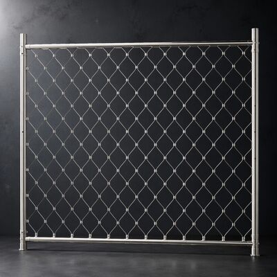 كابل ملء الحاجز 80x80mm شبكة الحبل الحاجز للسلالم