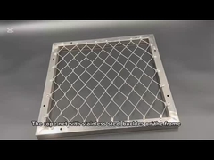 كيف تبدو شبكة حبل أسلاك الفولاذ المقاوم للصدأ للسلالم