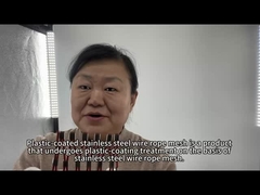 سياج شبكي من حبال الأسلاك SS316 من النوع المعقود، من 1.2 مم إلى 4.0 مم