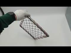 شبكة أسلاك من الفولاذ المقاوم للصدأ مغلفة بالبلاستيك