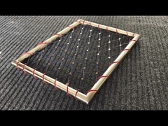 شبكة حبل سلكي من الفولاذ المقاوم للصدأ شبكة معدنية مرنة من نوع الطوق لقفص الحيوانات