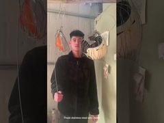 حقيبة شبكة الحبل من الفولاذ المقاوم للصدأ