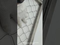 شبكة كابلات الفولاذ المقاوم للصدأ المدمجة