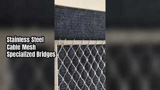 شبكة كابلات من الفولاذ المقاوم للصدأ متخصصة في الجسور